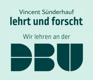 Vincent Sünderhauf lehr an der DBU